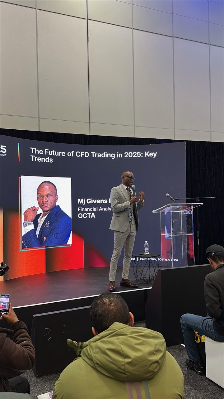 MJ keynote at iFX EXPO 25 Summit Cape Town